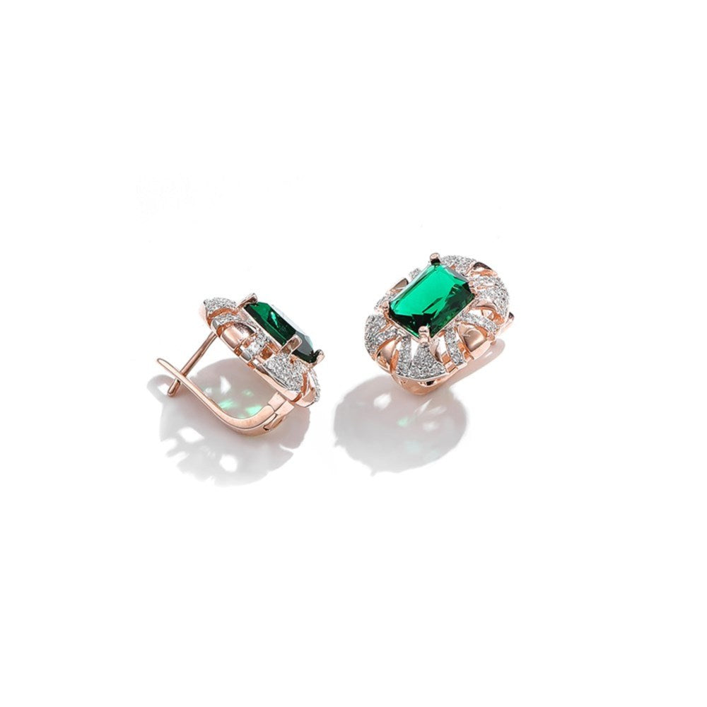 EMERALD VINTAGE ROSE GOLD