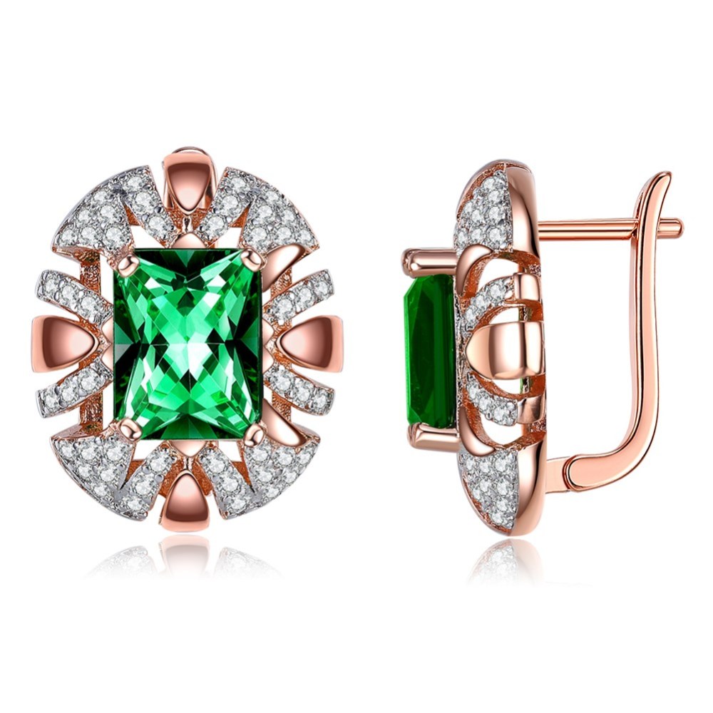 EMERALD VINTAGE ROSE GOLD