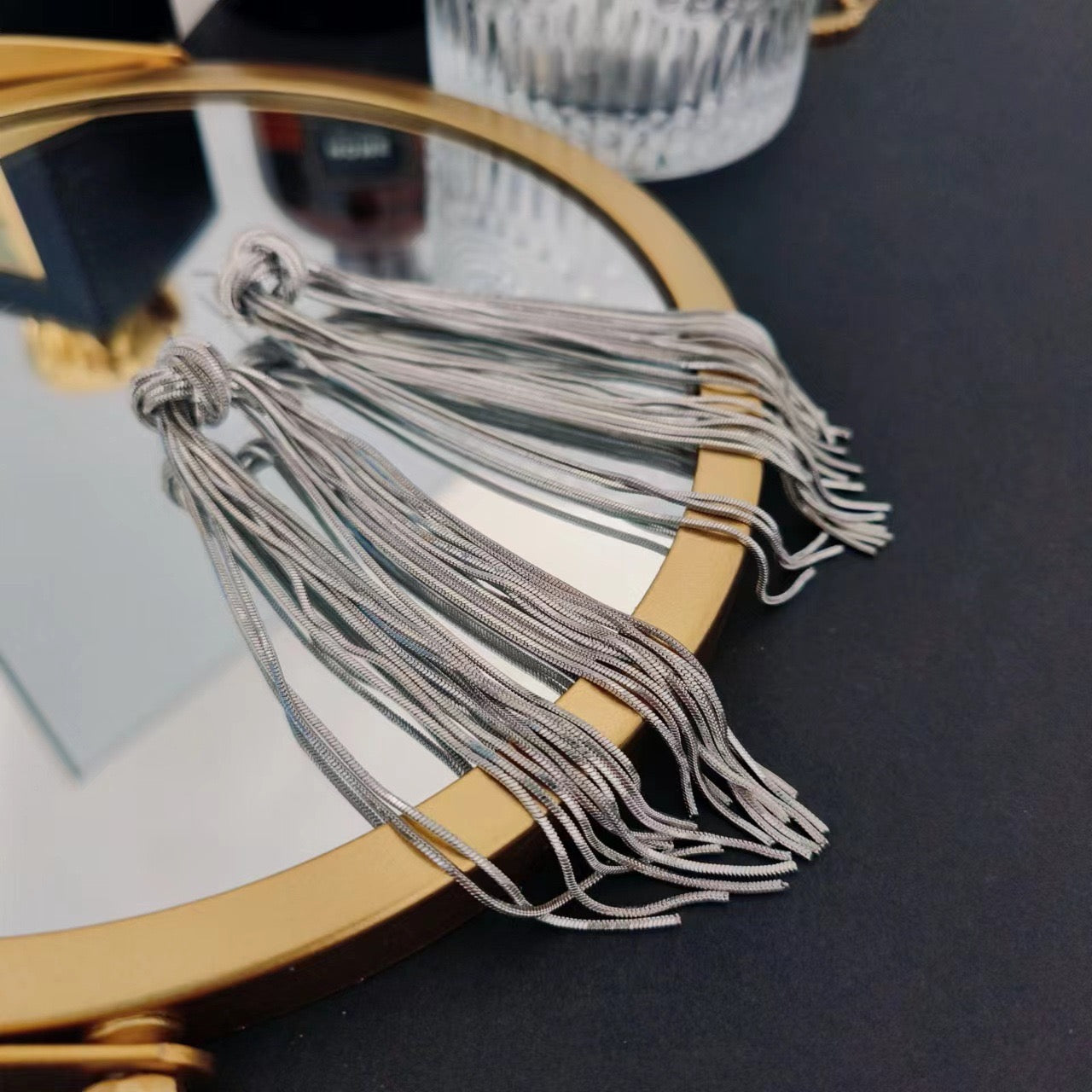 TASSEL KNOTTED EARRINGS