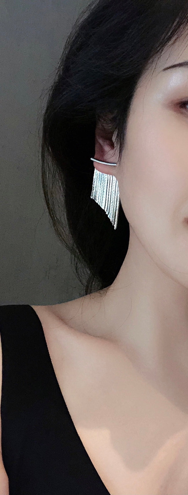 TASSEL JACKET EARRINGS
