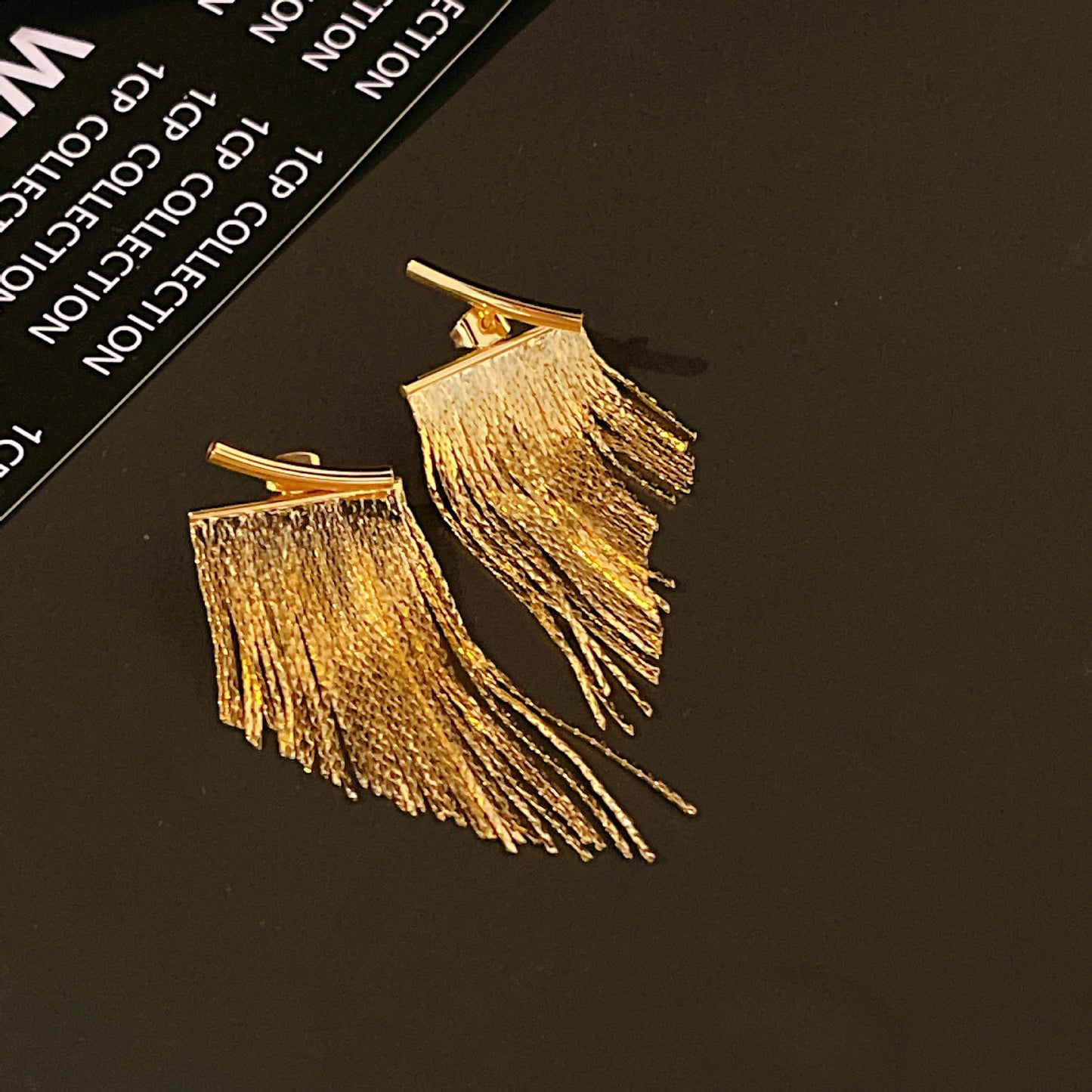 TASSEL JACKET EARRINGS