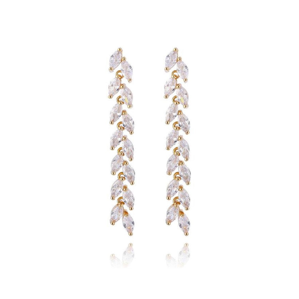 PENDIENTES LARGOS ZIRCONIAS