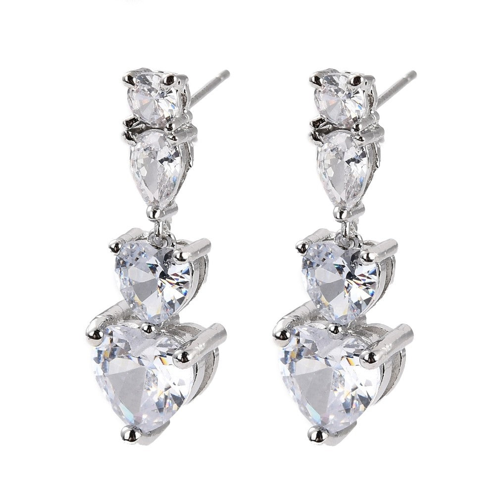 ARETES SILVER HEARTS WATERFALL