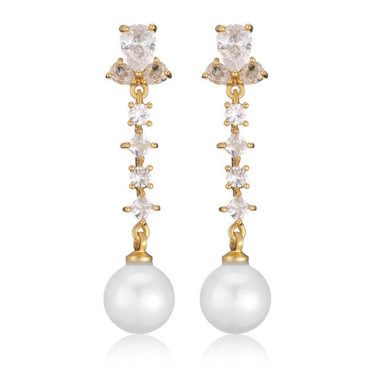 Aretes con Perla