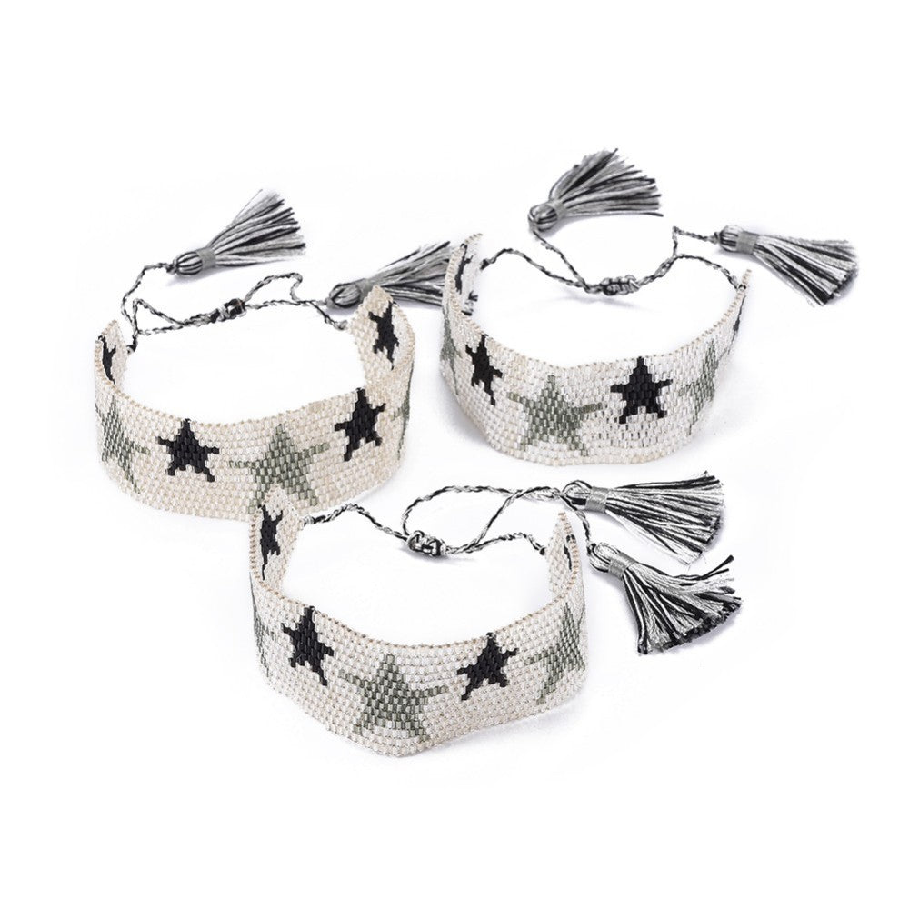 BRAZALETE ESTRELLAS SILVER