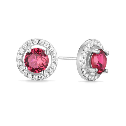 EAR STUDS IN RED