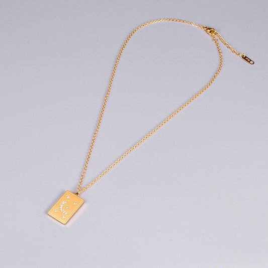 MOON AND STARS NECKLACE