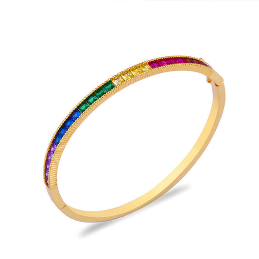RAINBOW CIRCLE BRACELET